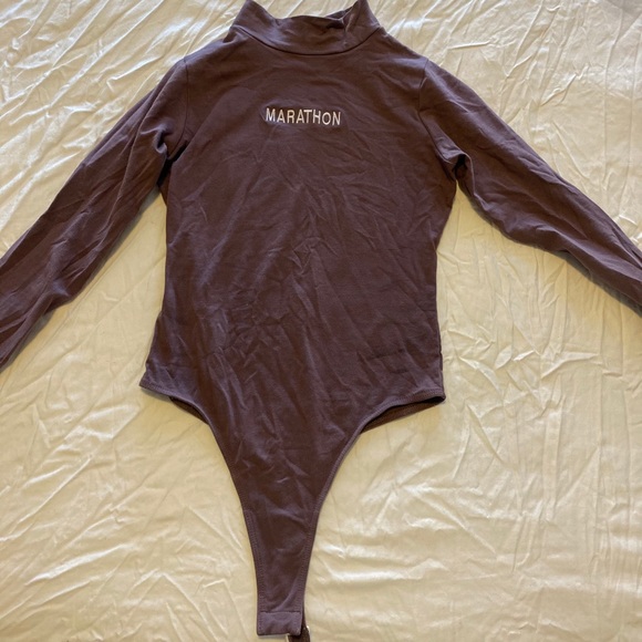 MARATHON EGGPLANT BODYSUIT - Picture 2 of 11